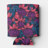 Rafraîchisseur Pour Canette Fuchsia en bleu et violet (Dos)