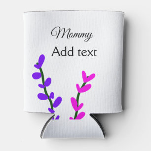 Rafraîchisseur Pour Canette Fuchsia lavande violet fête des mères cadeau maman