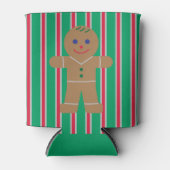 Rafraîchisseur Pour Canette Fun and Fancy Christmas Gingbread (Devant)