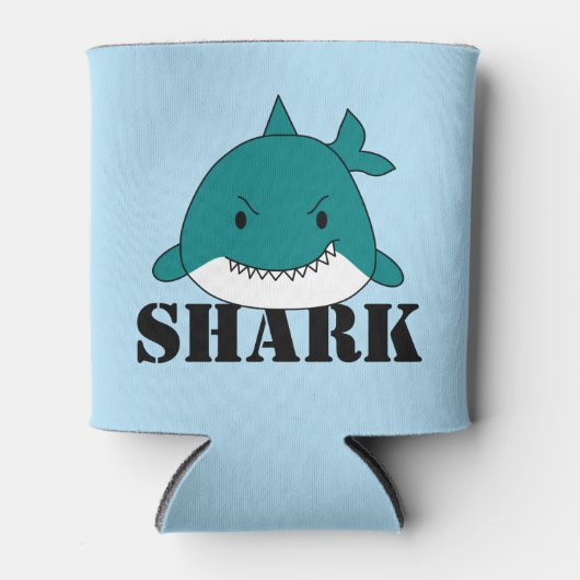 Rafraîchisseur Pour Canette Fun Blue Shark (Devant)