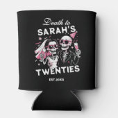 Rafraîchisseur Pour Canette Fun Custom Death to your Twenties Birthday Party (Dos)