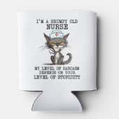 Rafraîchisseur Pour Canette Fun Grumpy Old Nurse (Dos)