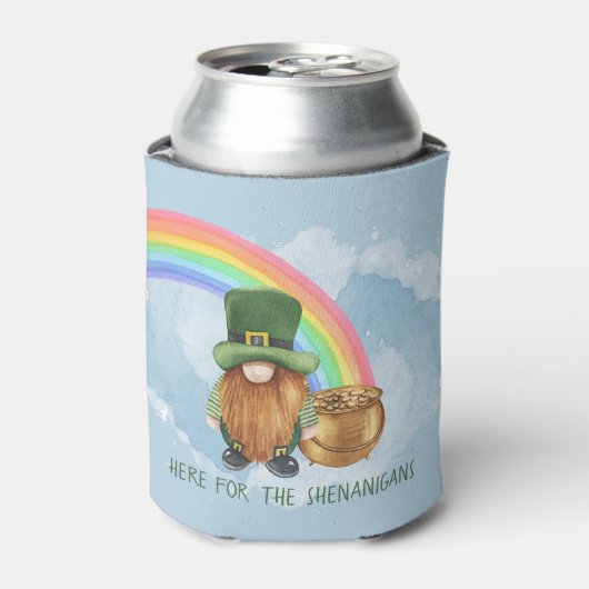 Rafraîchisseur Pour Canette Fun Irish Gnome Shenanigans St Patrick's Day (Can devant)