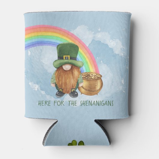 Rafraîchisseur Pour Canette Fun Irish Gnome Shenanigans St Patrick's Day (Devant)