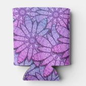 Rafraîchisseur Pour Canette Fun Purple Flowers (Dos)