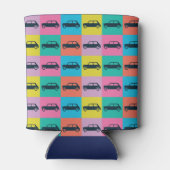 Rafraîchisseur Pour Canette Funky Fun Checkerboard Mini Cooper (Dos)