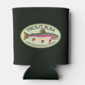 Rafraîchisseur Pour Canette Funky Rainbow Trout Bum Fishing (Dos)