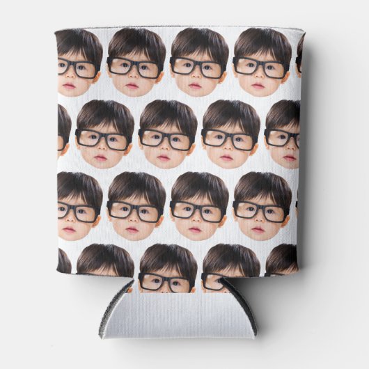 Rafraîchisseur Pour Canette Funny anniversaire Funny photo cadeau photo person (Devant)