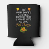 Rafraîchisseur Pour Canette Funny Automne 2024 Novembre Élection Pro-Harris (Dos)