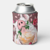 Rafraîchisseur Pour Canette Funny Can Cooler avec Gentleman Pig - Amour (Can Dos)