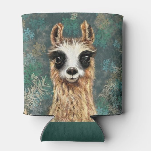 Rafraîchisseur Pour Canette Funny Can Cooler Curieux Llama Joueuse (Dos)
