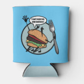 RAFRAÎCHISSEUR POUR CANETTE FUNNY CHEESEBURGER CAN COOLER (Devant)