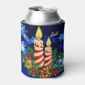 Rafraîchisseur Pour Canette Funny Christmas Stocker Stuffer Nom personnalisé B (Can devant)