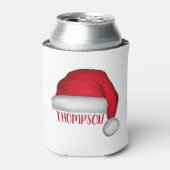 Rafraîchisseur Pour Canette Funny Cute Père Noël Custom Holiday Noël (Can devant)