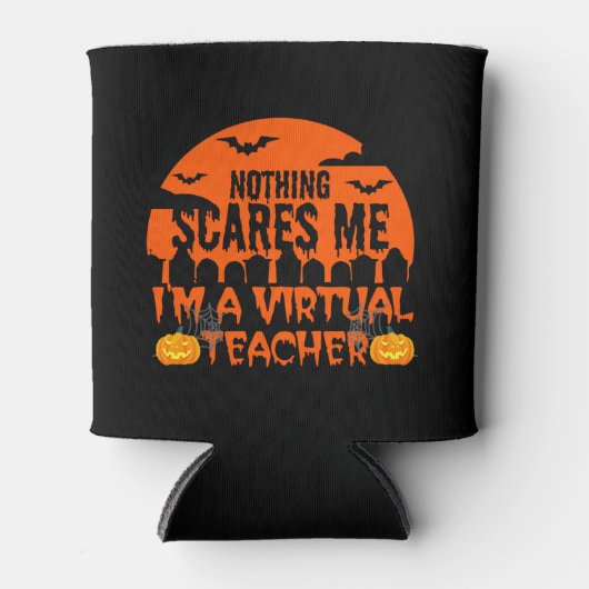 Rafraîchisseur Pour Canette Funny Enseignant virtuel (Devant)