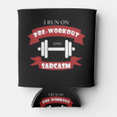 Rafraîchisseur Pour Canette Funny Fitness Supplément Sarcasm Gym Citation (Devant)