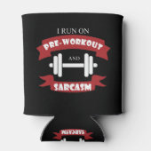 Rafraîchisseur Pour Canette Funny Fitness Supplément Sarcasm Gym Citation (Dos)