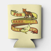 Rafraîchisseur Pour Canette Funny Fox Sake Canard Animal Pun (Dos)