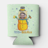 Rafraîchisseur Pour Canette Funny Frosty Beer Man Humour Photo personnalisée N (Dos)