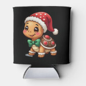 Rafraîchisseur Pour Canette Funny Gingerbread Man Turtle Christmas Womens Mens (Devant)