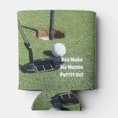 Rafraîchisseur Pour Canette Funny Golf Wanna Puttt Out, (Dos)