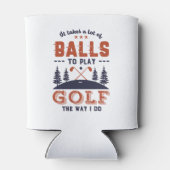 Rafraîchisseur Pour Canette Funny Golfing Golfing Beaucoup de balles pour joue (Dos)