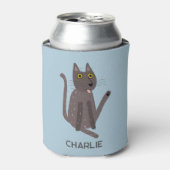 Rafraîchisseur Pour Canette Funny Humour de chat personnalisé (Can devant)