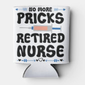 Rafraîchisseur Pour Canette Funny Infirmière à la retraite - Soins infirmiers  (Devant)