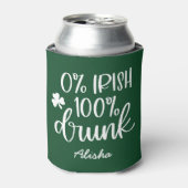 Rafraîchisseur Pour Canette Funny Irish Drunk St. Patrick's Day (Can devant)