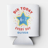 Rafraîchisseur Pour Canette Funny Meme Six Today 6-7 Every Day Birthday Kid's (Dos)