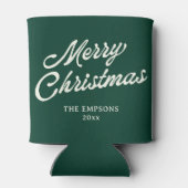 Rafraîchisseur Pour Canette Funny Merry Christmas Santa Bottoms Up Friendmas (Dos)