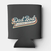 Rafraîchisseur Pour Canette Funny Papa Bod Père Figure Retro Typographie (Dos)
