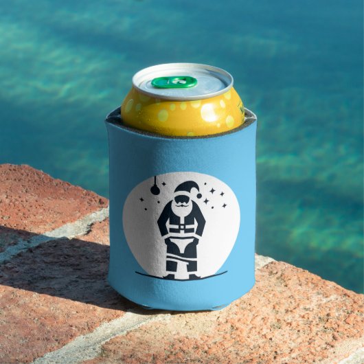 Rafraîchisseur Pour Canette Funny Père Noël Christmas - Hilarious Festive Holi (Piscine in situ)