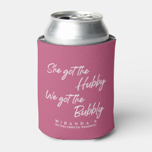 Rafraîchisseur Pour Canette Funny Pink On a le Bubbly Bachelorette Party