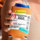 Rafraîchisseur Pour Canette Funny Prescription Bière Avertissement Étiquette P