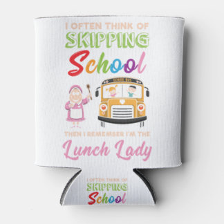 Rafraîchisseur Pour Canette Funny School Lunch Lady Gift