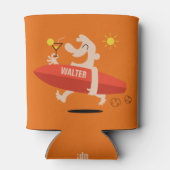 Rafraîchisseur Pour Canette Funny Surfer avec Cocktail nom personnalisé peut r (Dos)