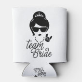 Rafraîchisseur Pour Canette Funny Team Bride Gift for Bachelorette Party (Dos)