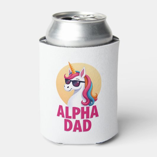 Rafraîchisseur Pour Canette Funny Unicorn Dad Laufey Men Father's Day Christma (Can devant)
