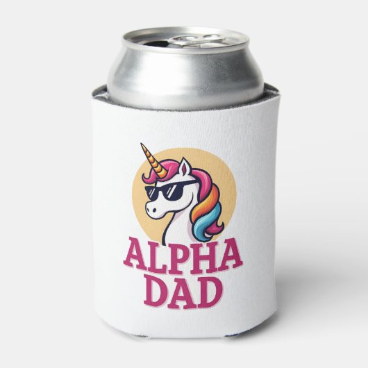Rafraîchisseur Pour Canette Funny Unicorn Dad Laufey Men Father's Day Christma (Can devant)