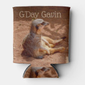 Rafraîchisseur Pour Canette G. Day Gavin Meerkat Stubby Glacière, (Devant)