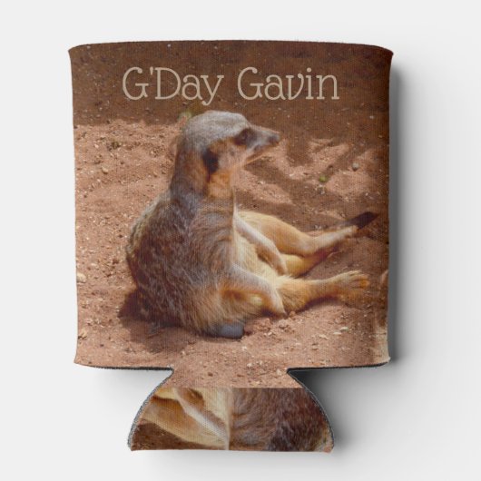 Rafraîchisseur Pour Canette G. Day Gavin Meerkat Stubby Glacière, (Dos)