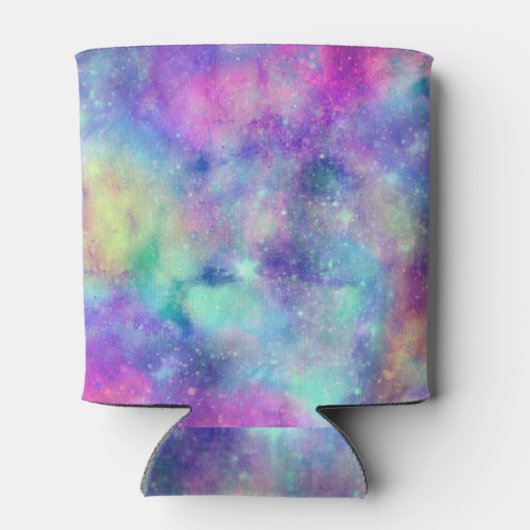 Rafraîchisseur Pour Canette Galaxie Unicorne Lumineuse, Impression Nocturne. (Dos)