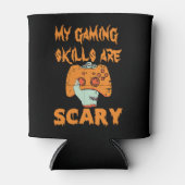 Rafraîchisseur Pour Canette Gamer Halloween compétences de jeu sont effrayant  (Devant)