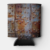 Rafraîchisseur Pour Canette Garage Grunge Métal Image Ajouter un nom personnal (Devant)