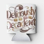 Rafraîchisseur Pour Canette Gâteaux Décadents et Créations au Chocolat (Dos)