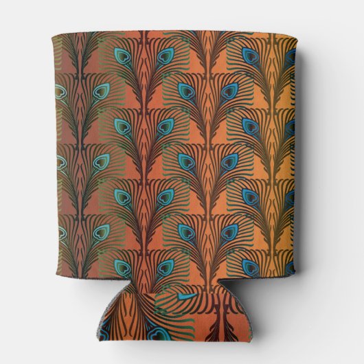 Rafraîchisseur Pour Canette Gatsby Grandes plumes design art déco (Dos)