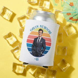 Rafraîchisseur Pour Canette Gavin Newsom   Vintage #48