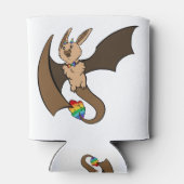 Rafraîchisseur Pour Canette Gay pride Bat Dragon (Dos)