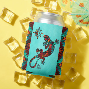 Rafraîchisseur Pour Canette Gecko Lizard Et Sun Can Cooler